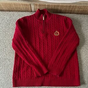 Vintage Ralph Lauren Cable knit quarter zip